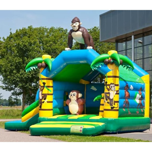 Springkasteel Jungle met Gorilla